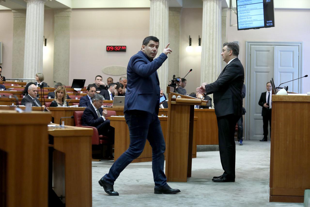 Nikola Grmoja i Andrej Plenković