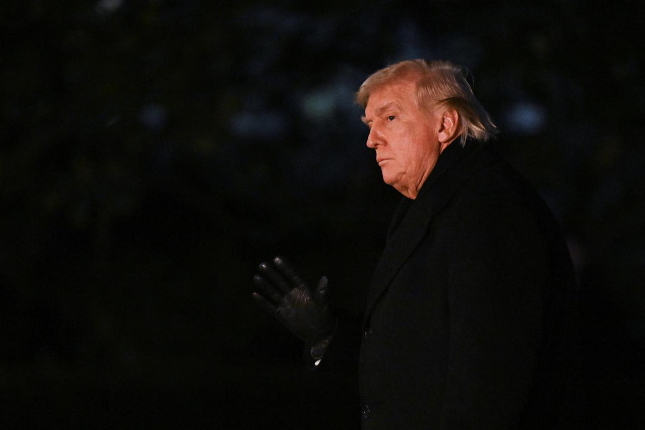 U.S. President Donald Trump arrives at the White House in Washington