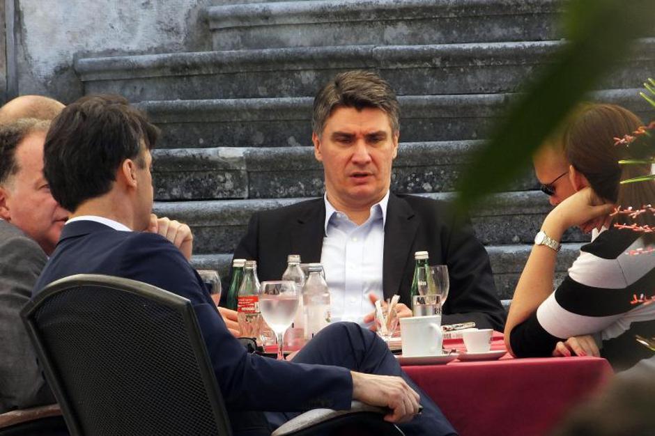 Milanović i Grčić sjeli na kavu nakon obilaska Uljanika