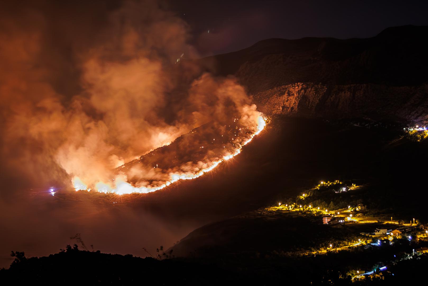 Pogledajte kako je tada izgledalo požarište kod Žrnovnice.