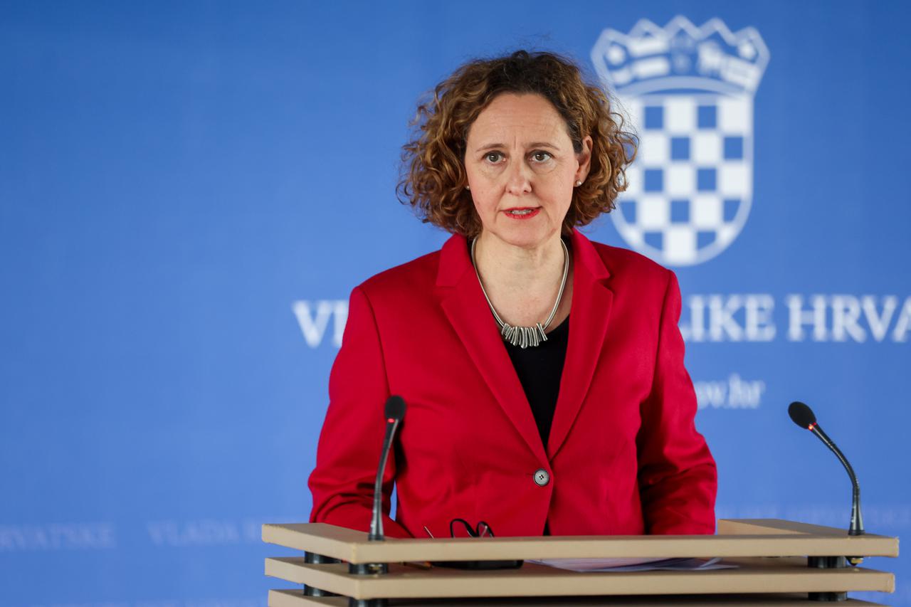 Zagreb: Izjava ministrice Obuljen - Koržinek  nakon sjednice Vlade 