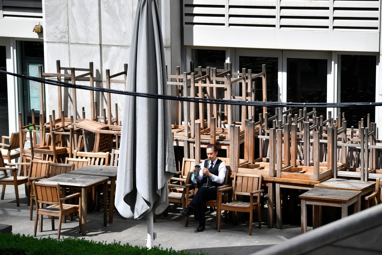 FILE PHOTO: Outbreak of the coronavirus disease (COVID-19) in London