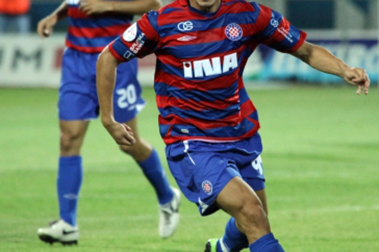 '23.06.2009., Rijeka - Nogometnu utakmicu 5. kola T-Com 1. HNL na Kantridi su odigrali HNK Rijeka i HNK Hajduk. Anas Sharbini.  Photo: Nel Pavletic/24sata'