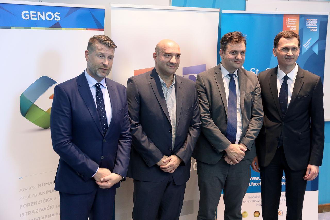 Igor Borić, Gordan Lauc, Tome Antičić i Dragan Primorac