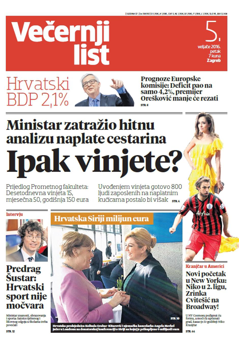 Naslovnica 5.2.2016.