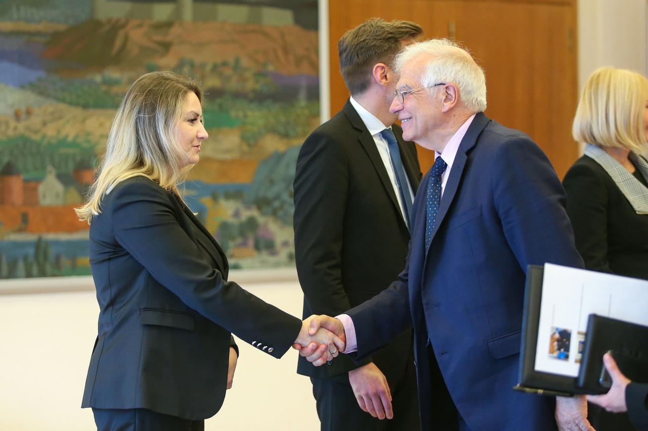 Predsjednica primila španjolskog ministra vanjskih poslova Borrella