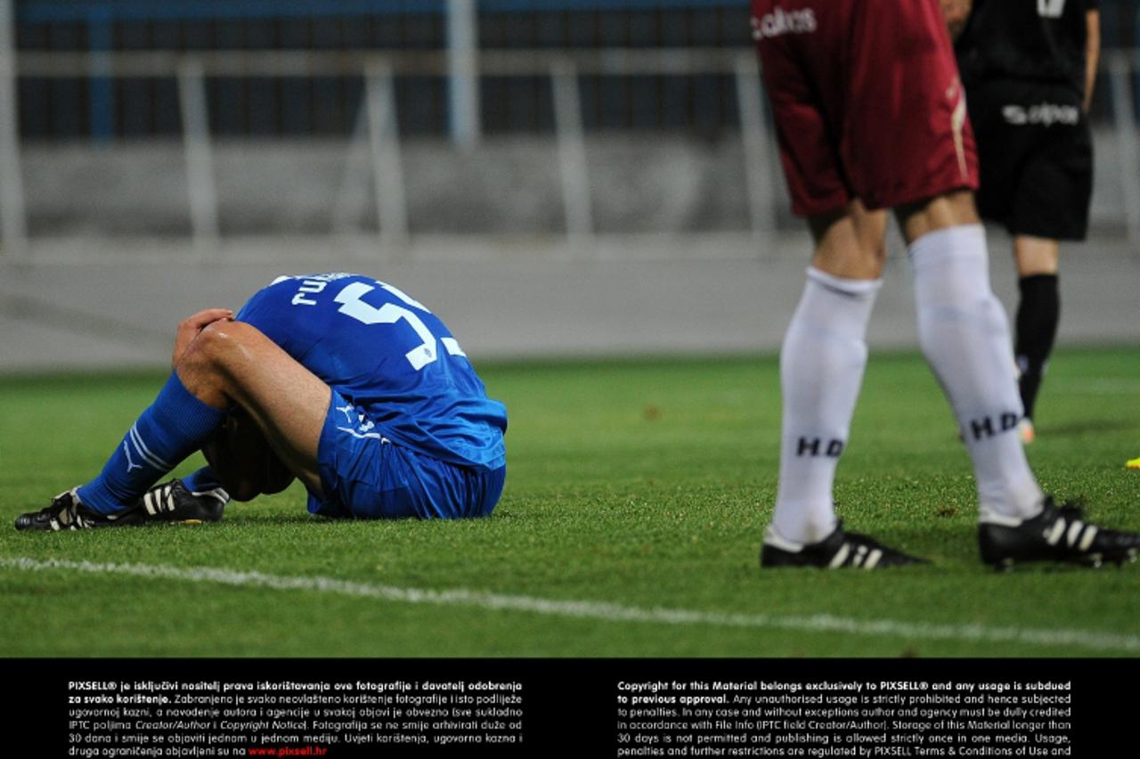 '10.08.2013., stadion u Kranjcevicevoj, Zagreb - MAXtv 1. HNL, 05. kolo, NK Hrvatski Dragovoljac - GNK Dinamo. Ante Rukavina. Photo: Daniel Kasap/PIXSELL'