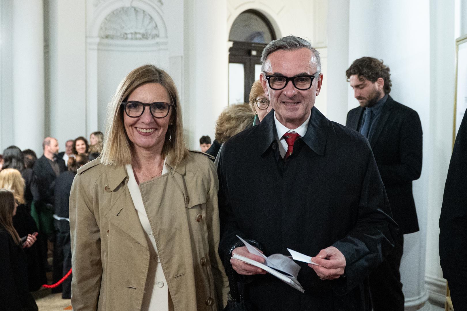 Voditelj Davor Meštrović sa suprugom Senkom