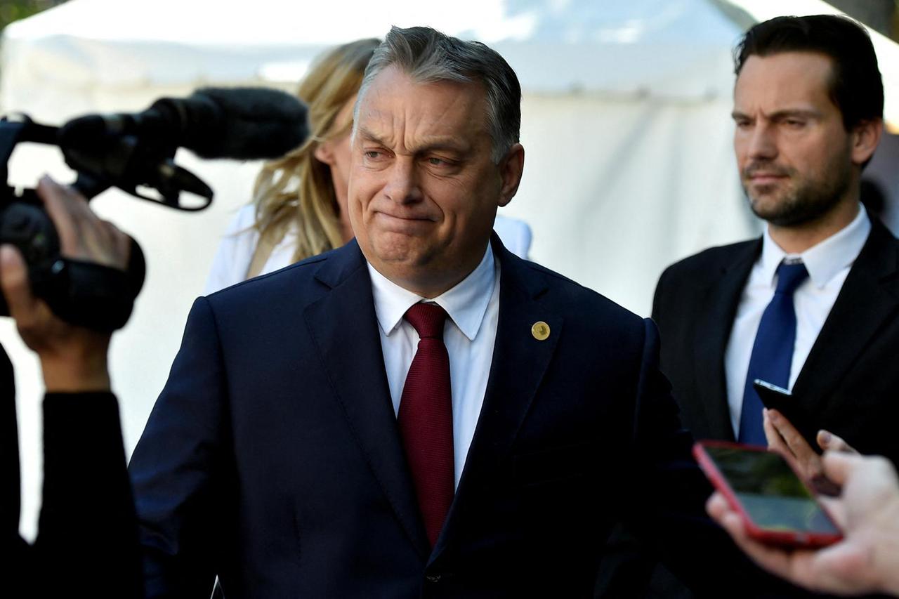 FILE PHOTO: Hungarian PM Orban arrives at a EPP meeting ahead of a EU summit in Brussels