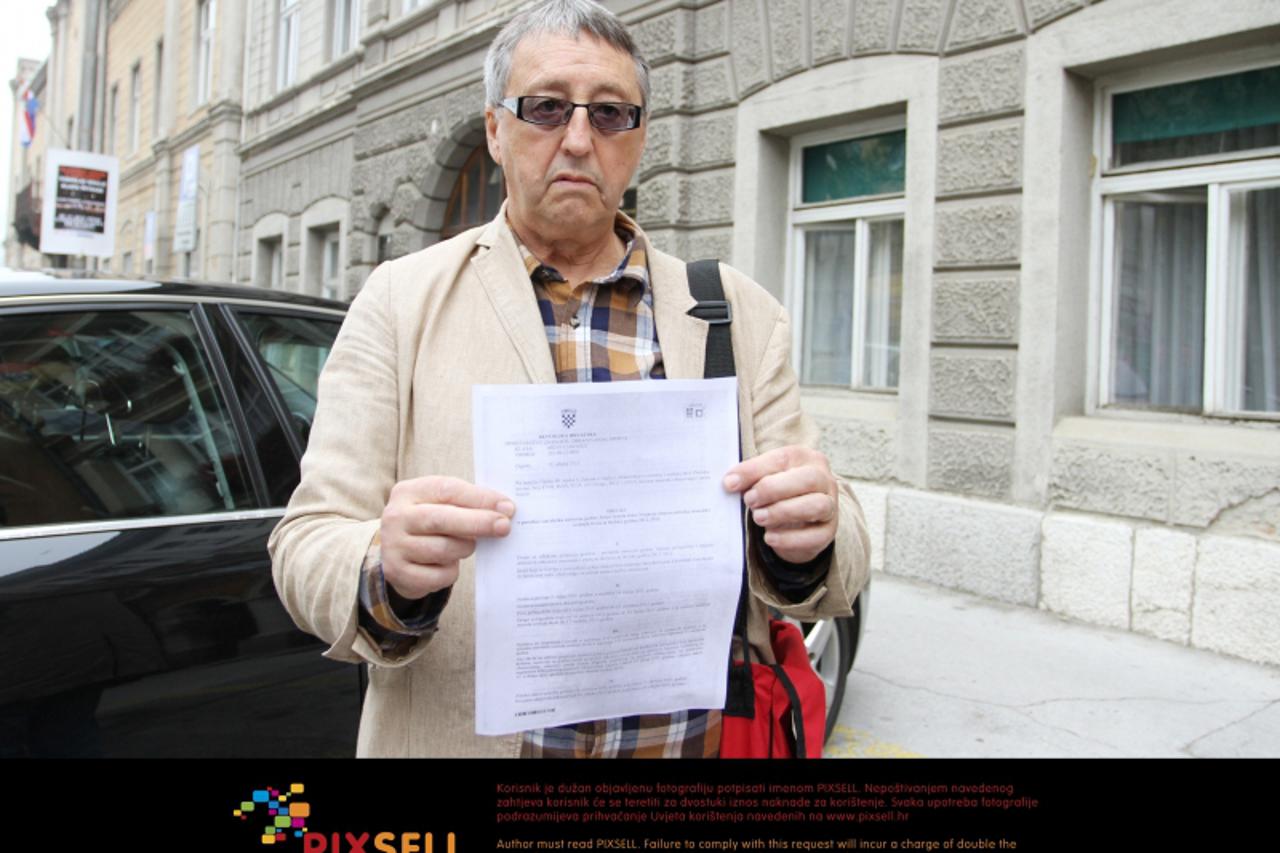 '22.10.2012. Karlovac - Dalimir Kuba, predsjednik sindikata obrazovanja EU21. Photo: Kristina Stedul Fabac/PIXSELL'