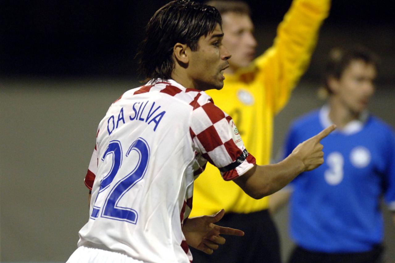 'sport...zagreb...08.09.2007. maksimir, kvalifikacije za ep u austriji i njemackoj,  hrvatska - estonija 2-0, eduardo da silva, dudu,  foto: goran stanzl'