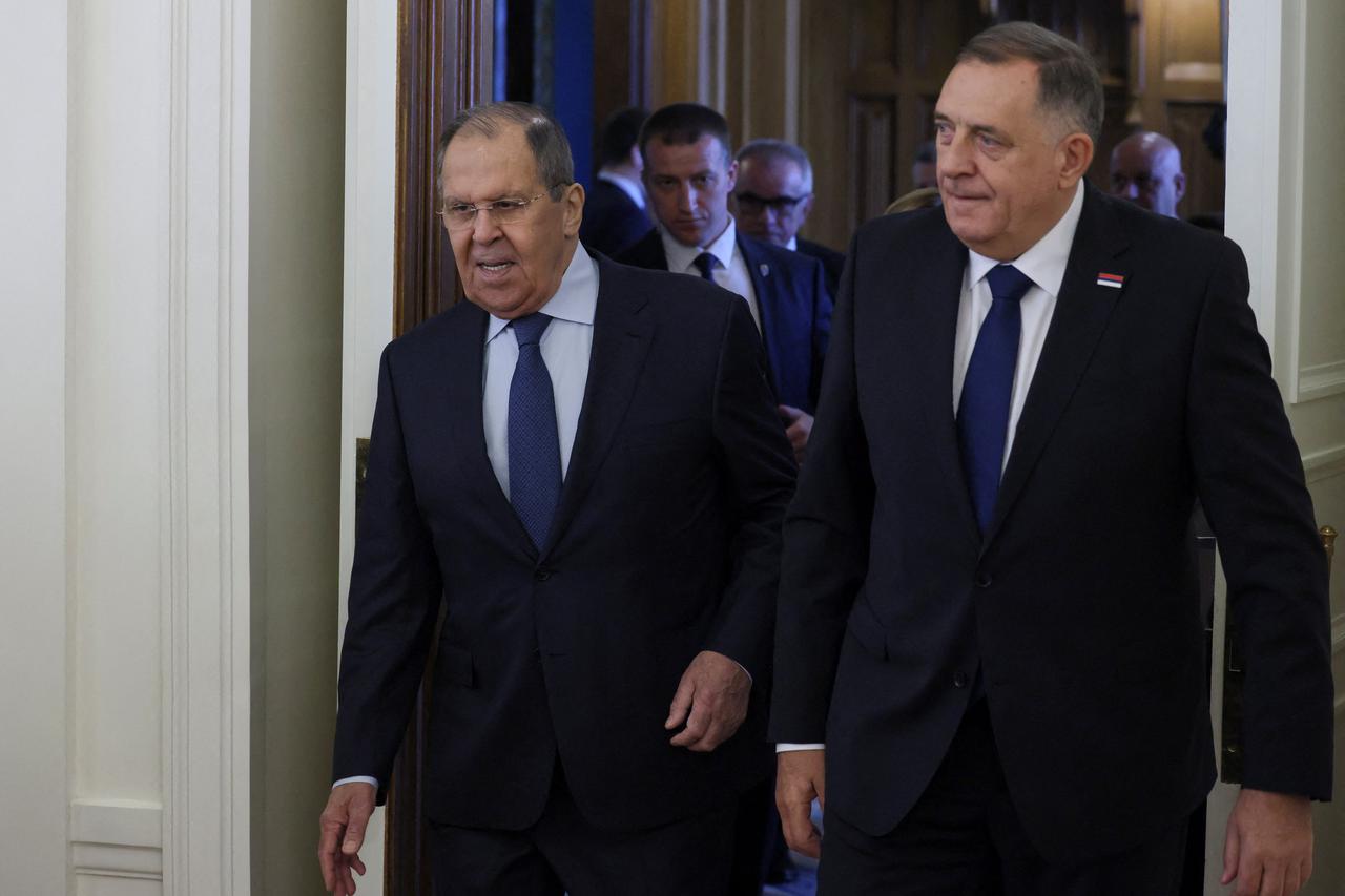 Russian Foreign Minister Lavrov hosts Bosnian Serb leader Dodik in Moscow