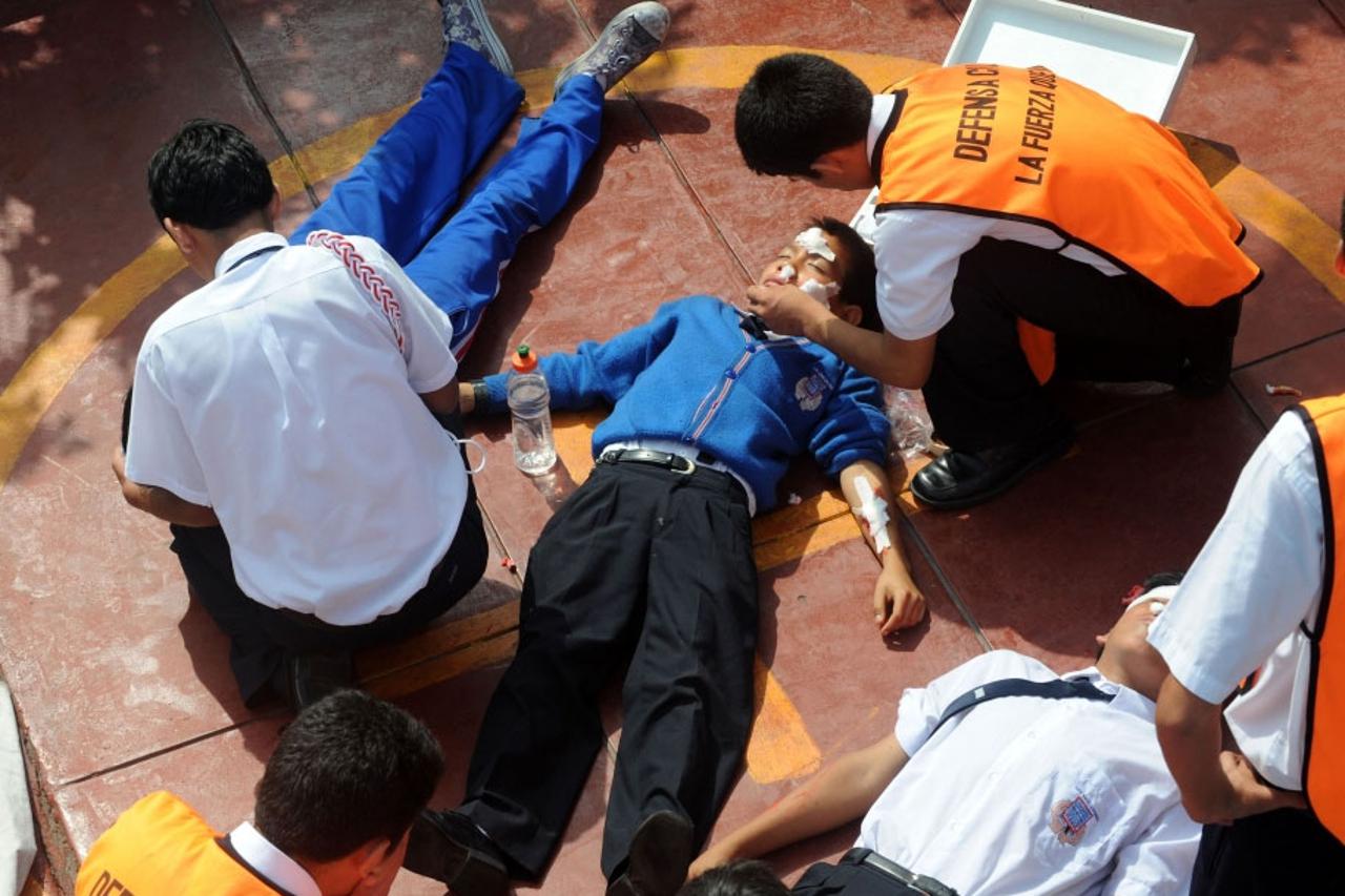 Peru - vježba za potres