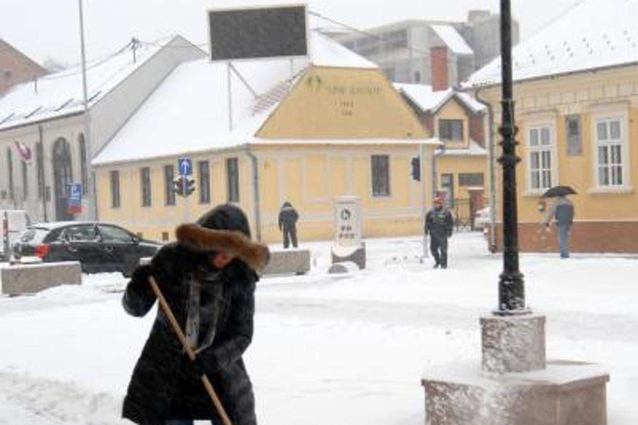 Vinkovci snijeg