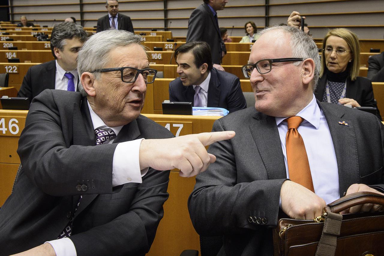 Jean Claude Juncker i Frans Timmermans