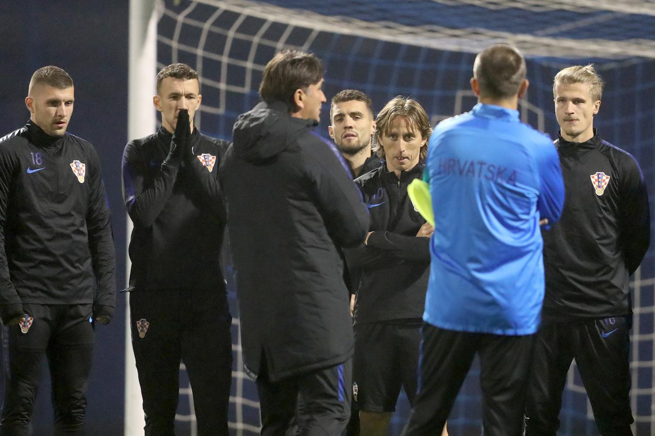 Trening hrvatske nogometne reprezentacije