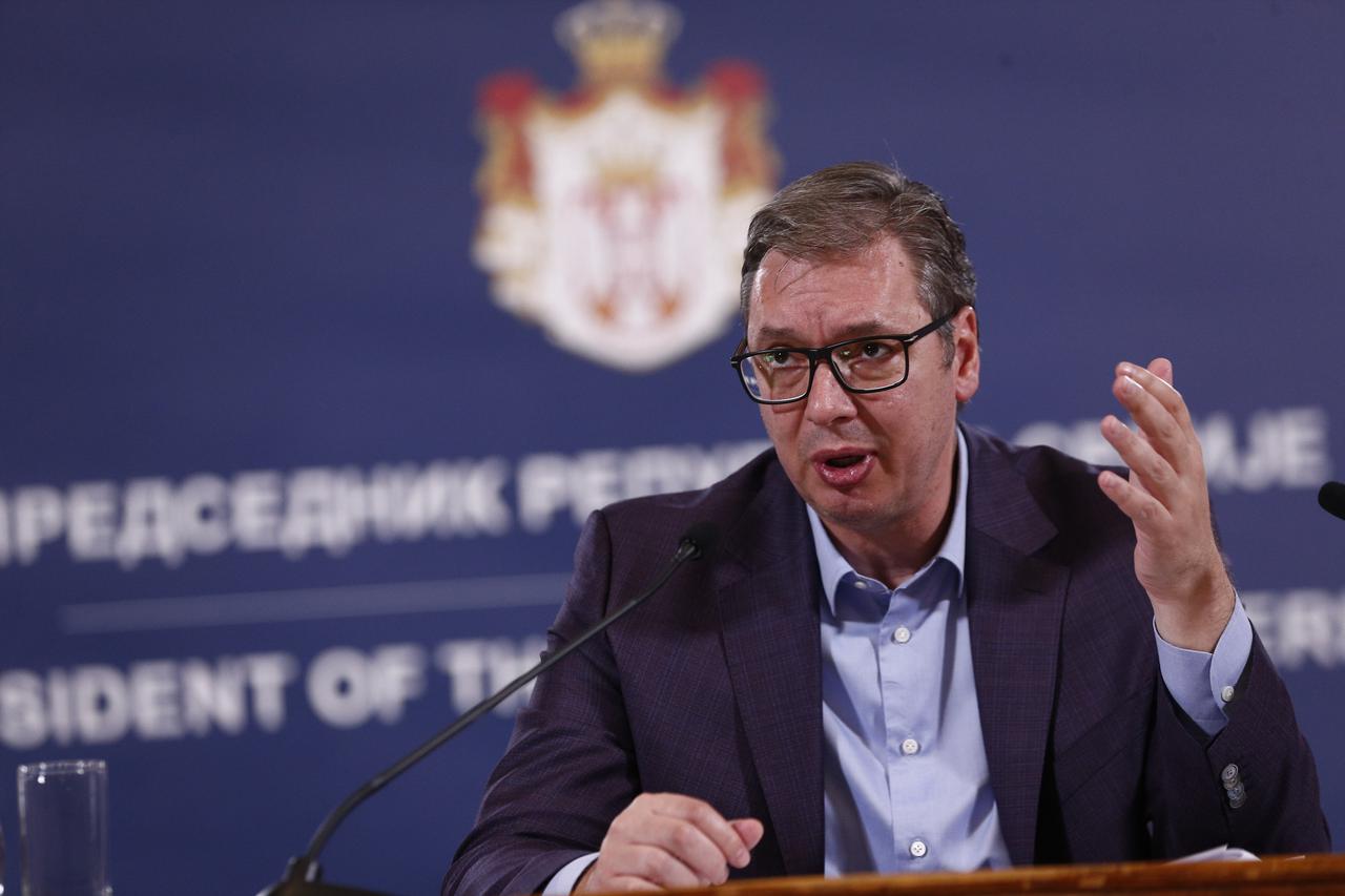 Beograd: Predsjednik Srbije Aleksandar Vučić obratio se javnosti povodom situacije na Kosovu i Metohiji