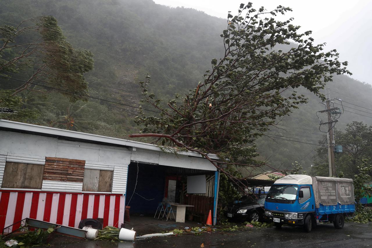 Typhoon Koinu in Taitung