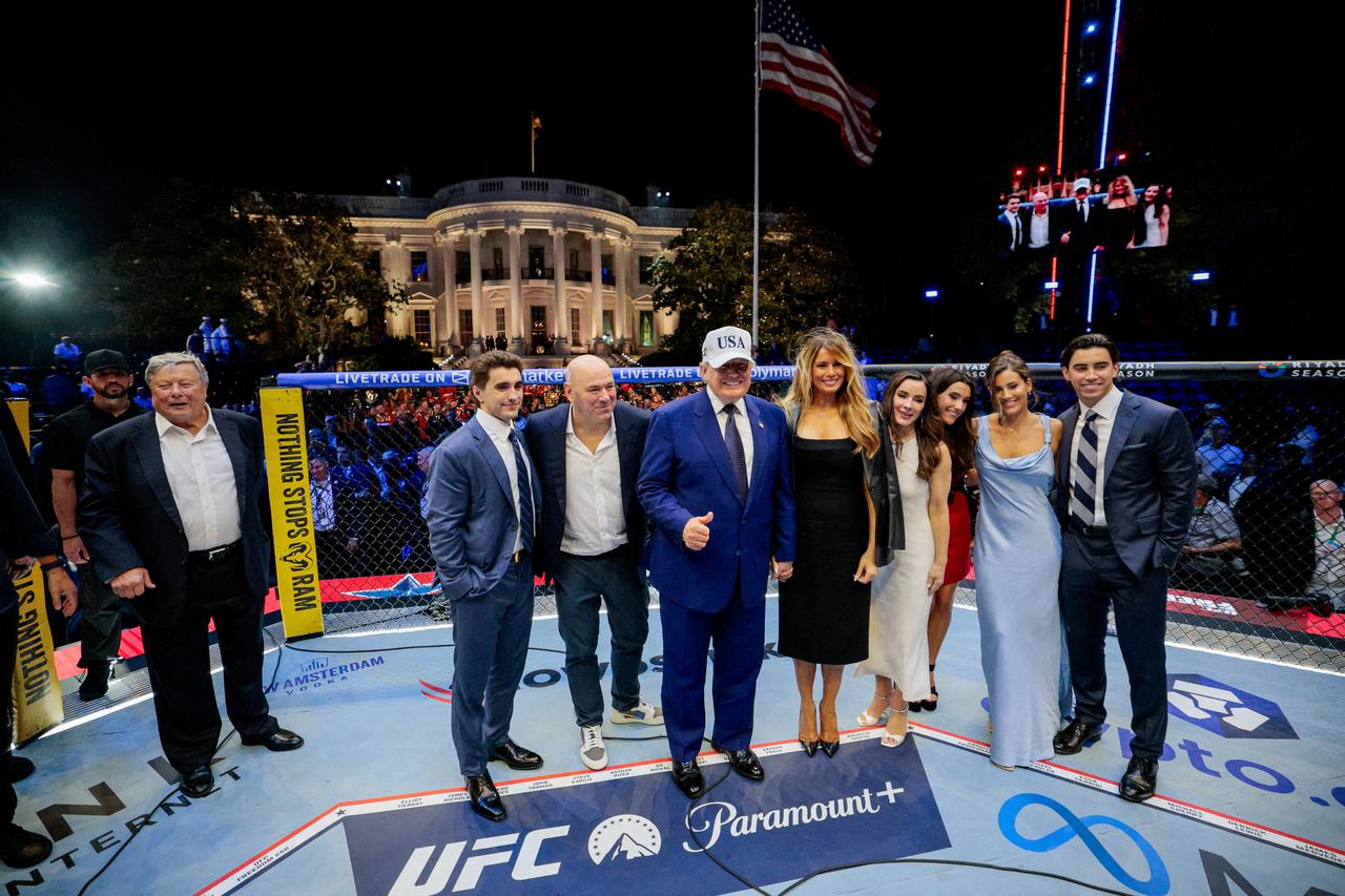 U.S. President Donald Trump hosts UFC Freedom 250 at the White House in Washington
