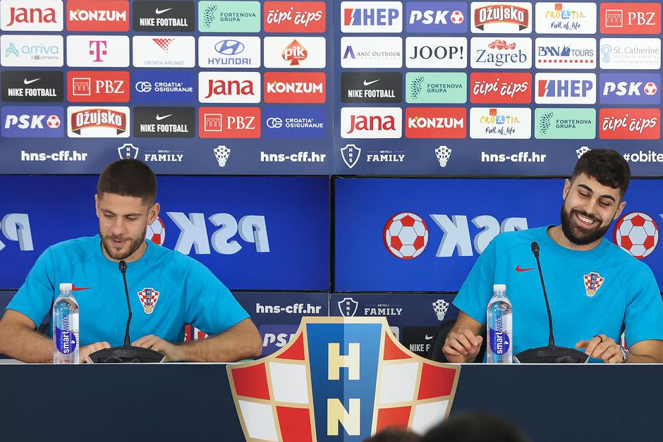 KATAR 2022 - Joško Gvardiol i Andrej Kramarić održali konferenciju za medije