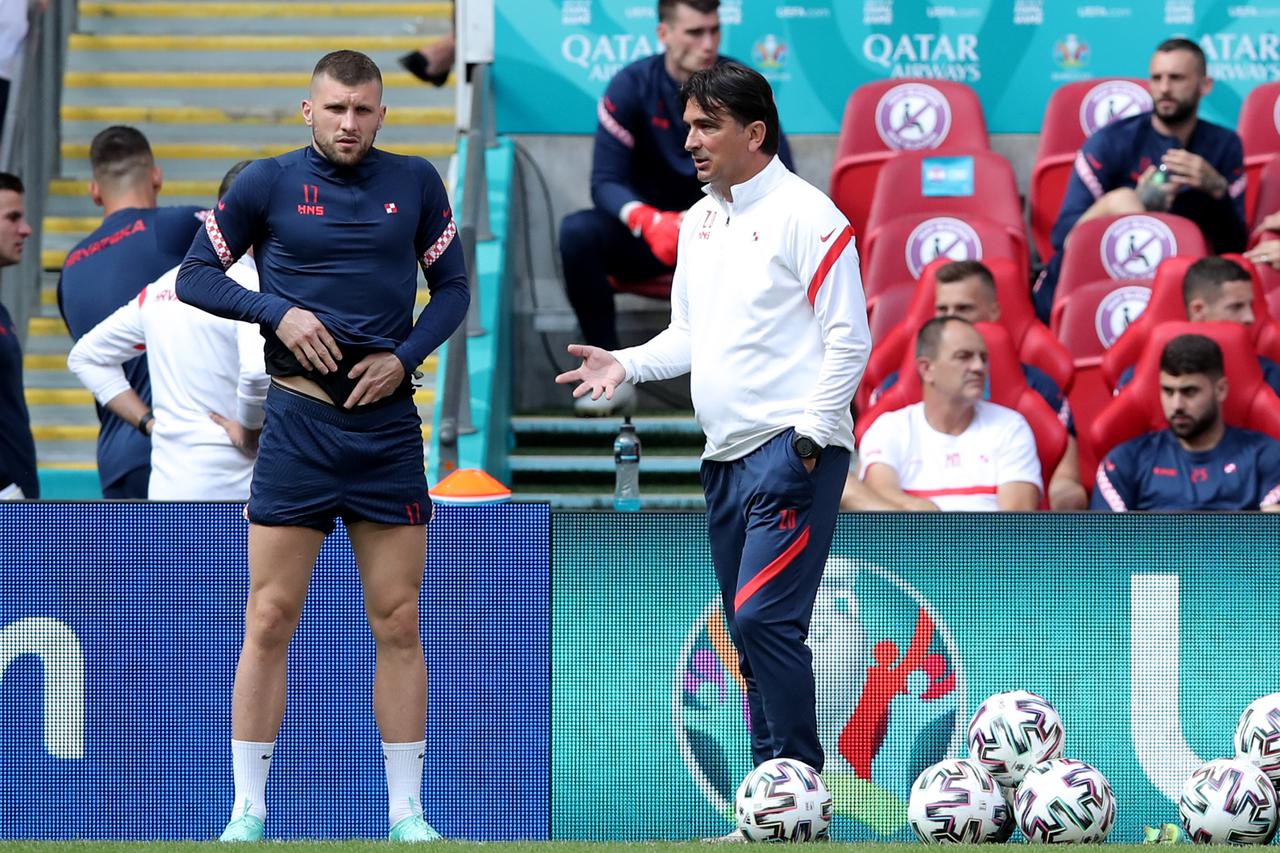 London: Trening Hrvatske na Wembleyu uoči utakmice protiv Engleske