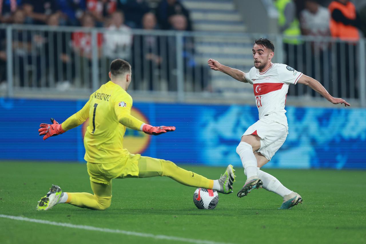 Osijek: Susret Hrvatske i Turske u kvalifikacijama za EURO 2024.