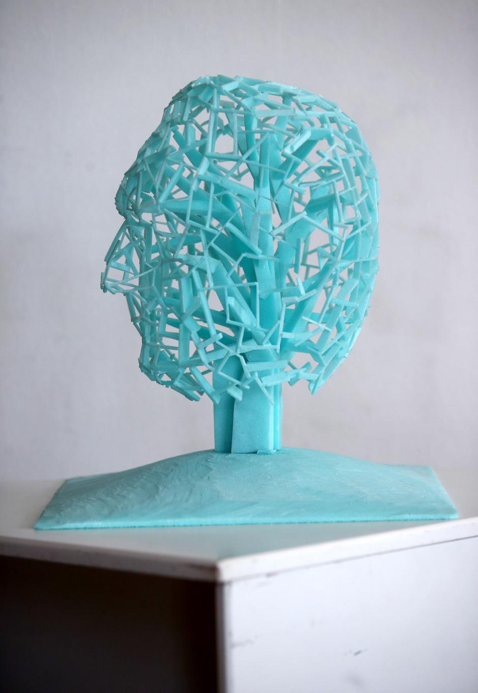 31.03.2016., Zagreb - Nagradjene makete za spomenik dr. Franji Tudjmanu, koje bi se trebale izvesti u Parku dr. Franje Tudjmana.  Photo: Sanjin Strukic/PIXSELL