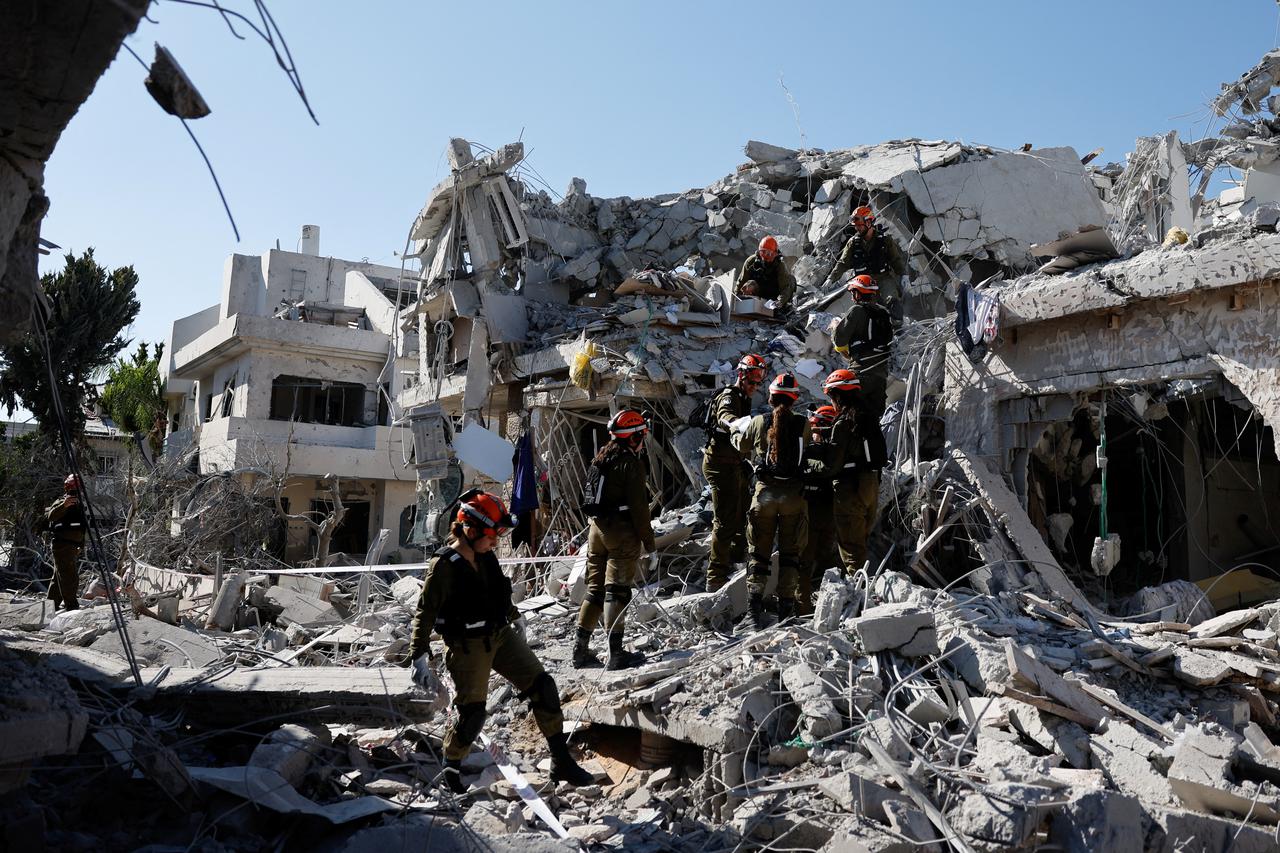 Aftermath of missile attack from Iran on Israel, in Rishon LeZion
