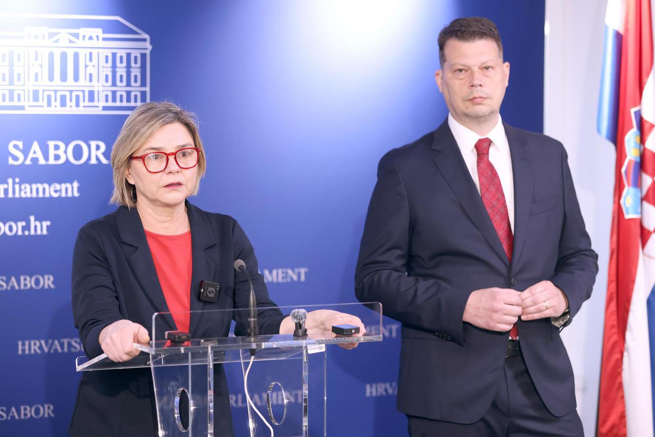 Zagreb: Saša Đujić i Sandra Benčić o sjednici Odbora za Ustav, Poslovnik i politički sustav