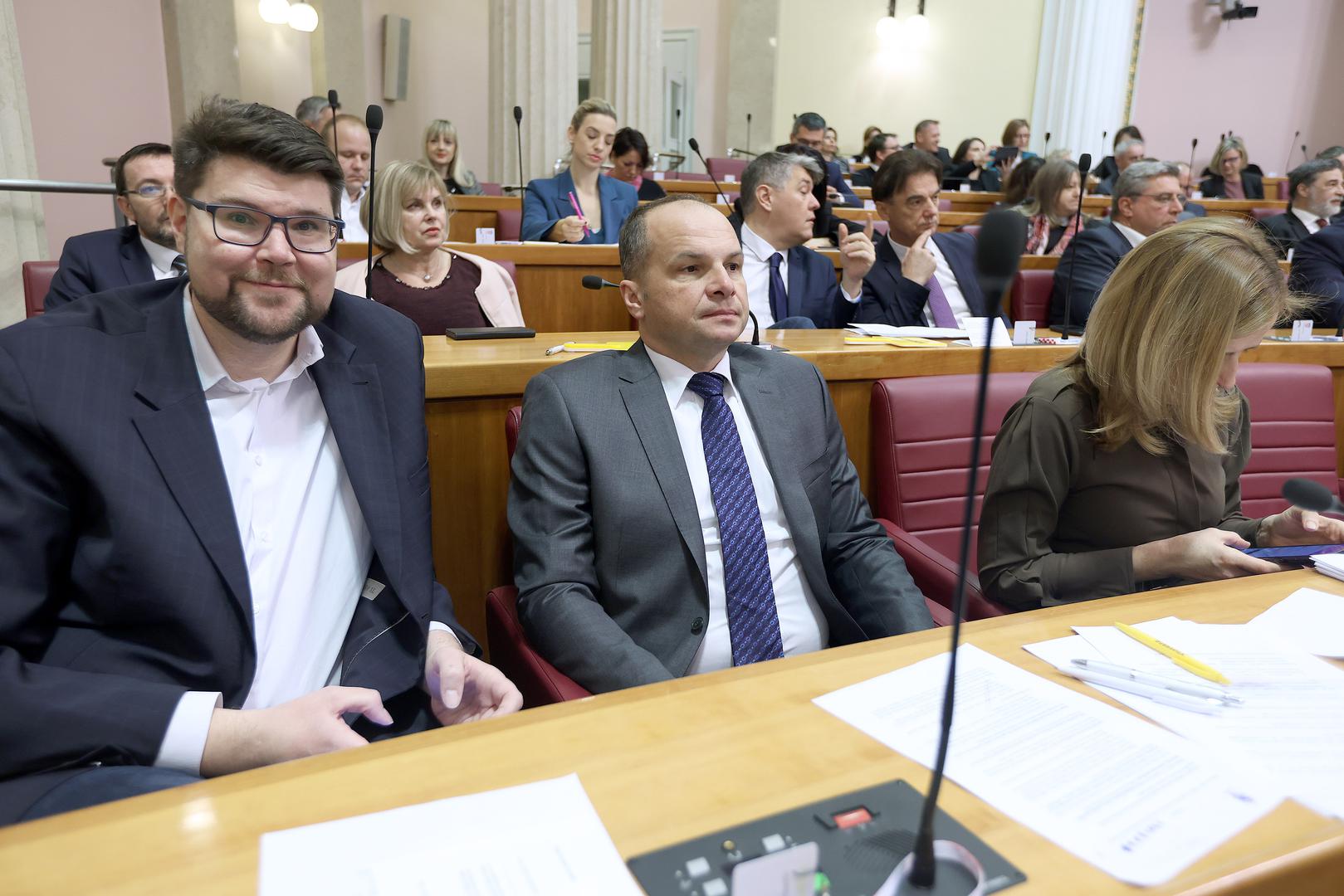 07.02.2024., Zagreb - Sabor 21. sjednicu nastavlja glasovanjem o raspravljenim tockama dnevnog reda medju kojima je najvecu pozornost izazvao prijedlog za imenovanje Ivana Turuduca Glavnim drzavnim odvjetnikom. Photo: Patrik Macek/PIXSELL