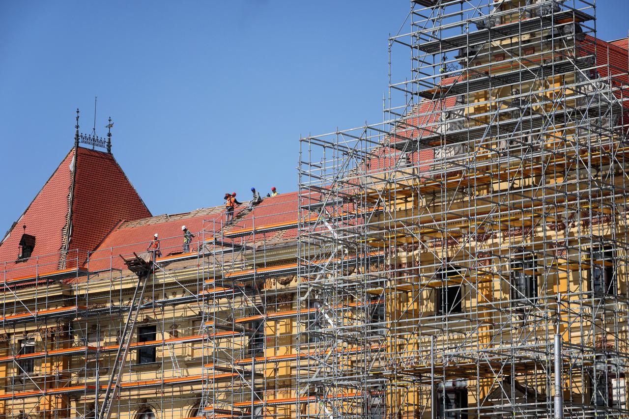 Zagreb: Radovi na obnovi Muzeja za umjetnost i obrt 