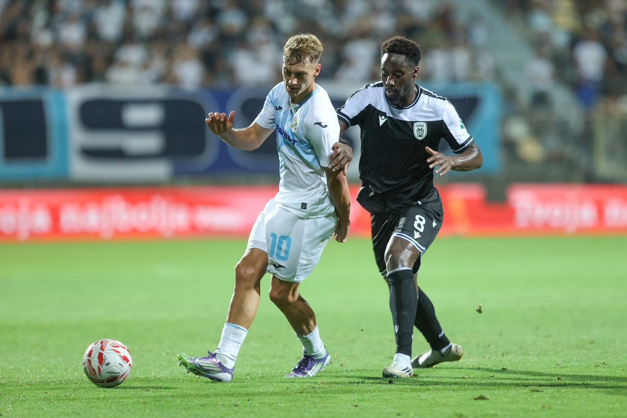 Rijeka i PAOK u prvoj utakmici doigravanja za ulazak u Europsku ligu