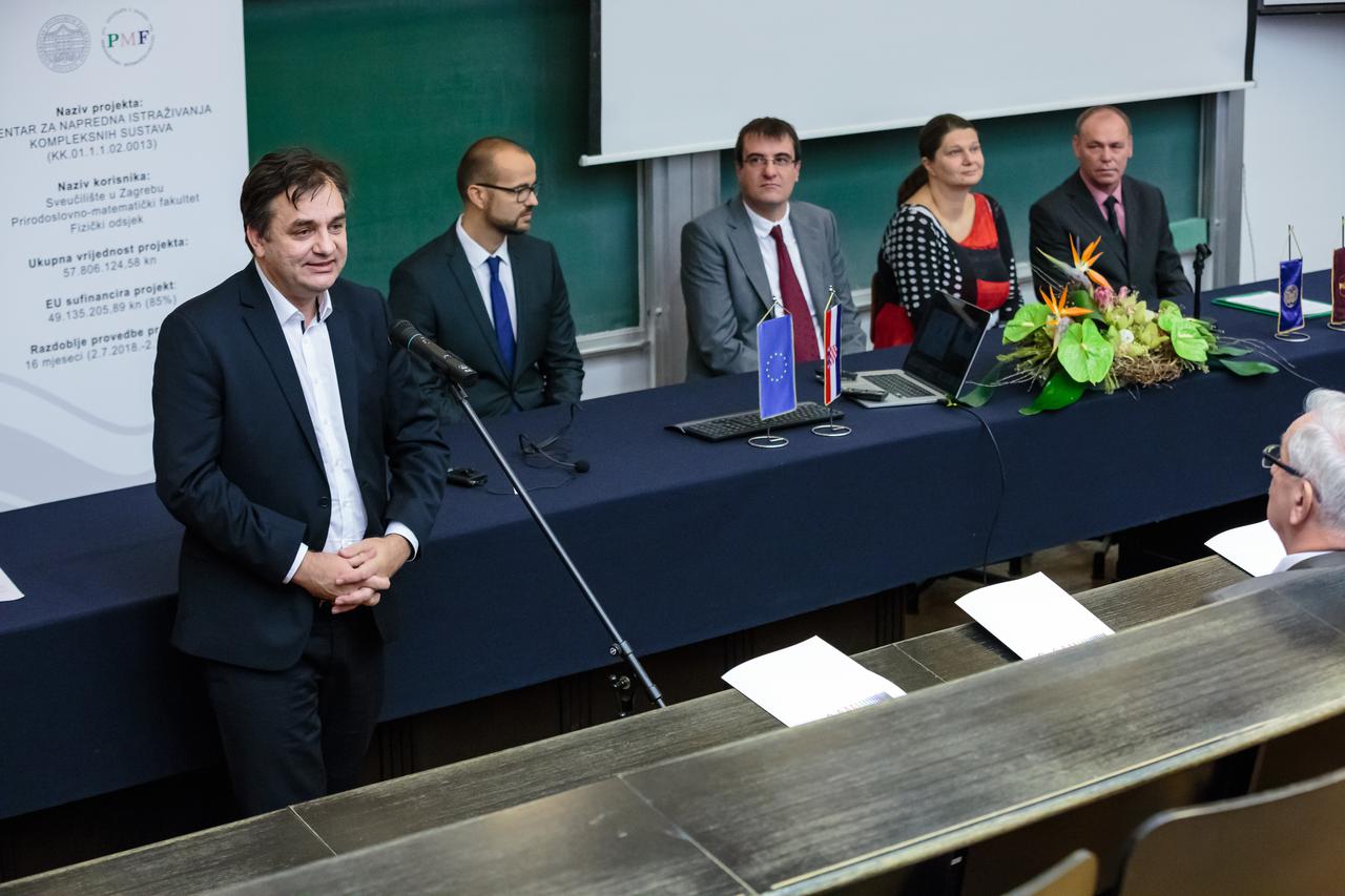 Na PMF-u predstavljen projekt CeNIKS vrijedan 57,8 milijuna kuna