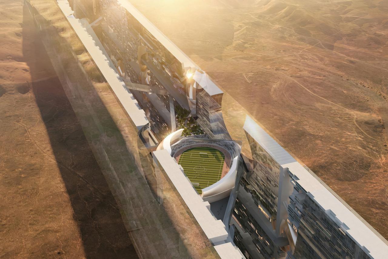 Mirror Line 120-kilometers Structure - Neom