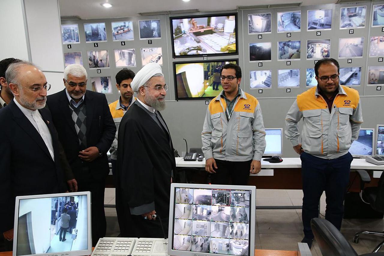 Hassan Rouhani Visits The Bushehr Nuclear Power Plant -  Bushehr