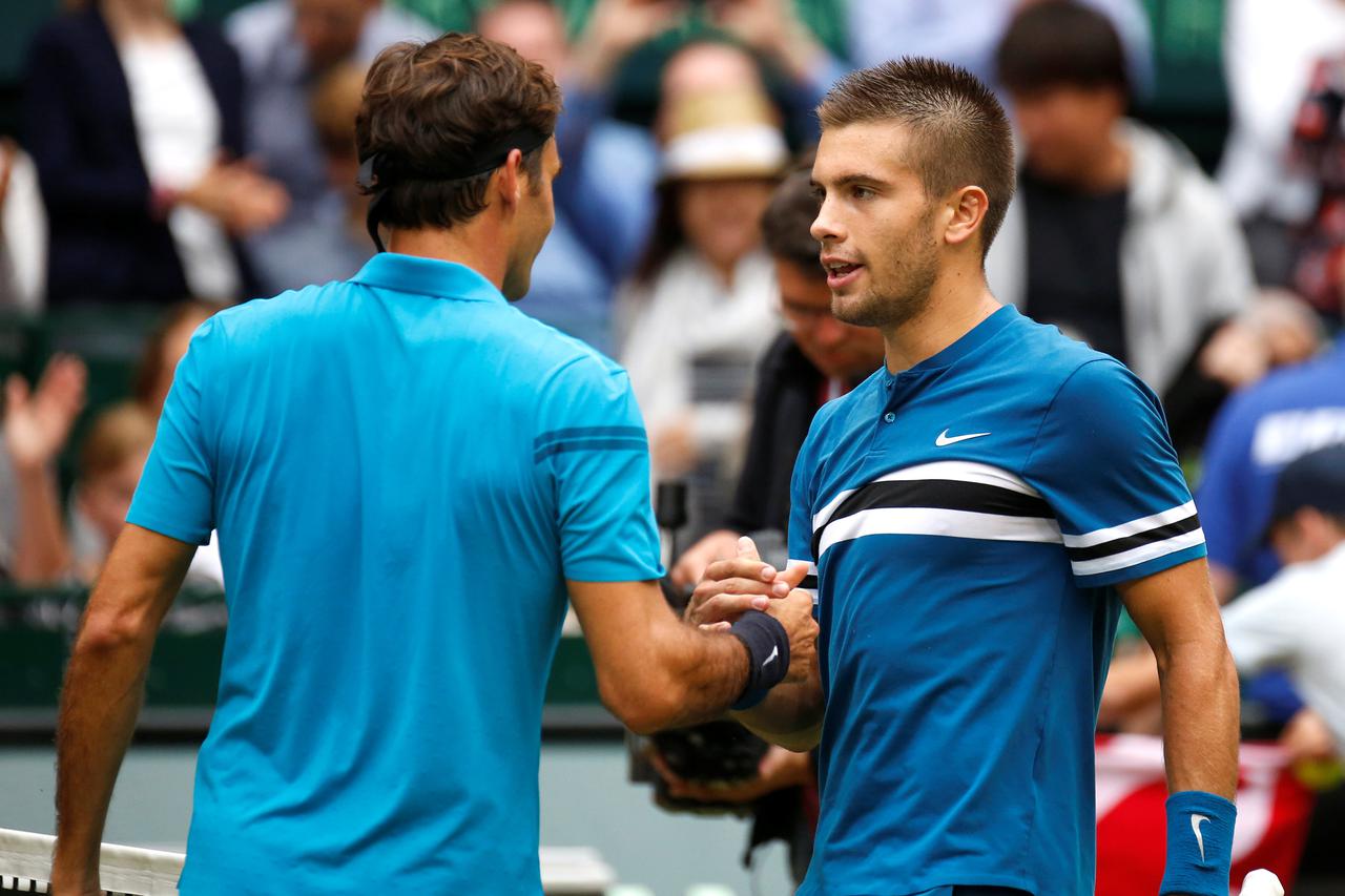 Roger Federer Borna Ćorić