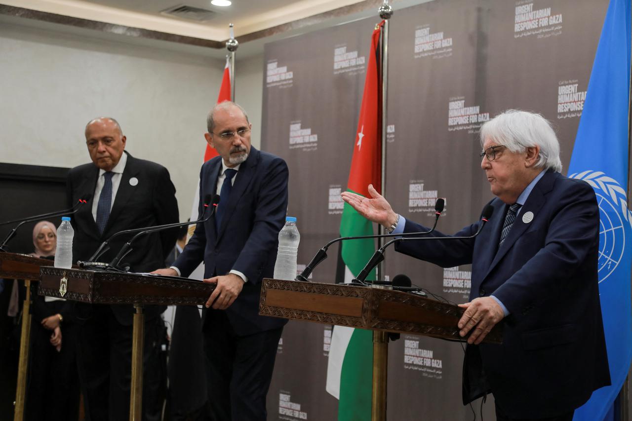 "Call for Action: Urgent Humanitarian Response for Gaza" conference, at the Dead Sea