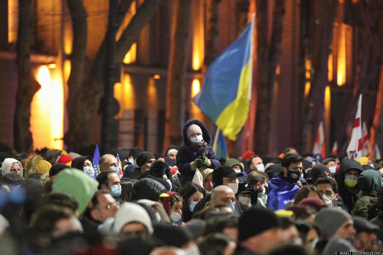 Anti-war demonstration in Tbilisi
