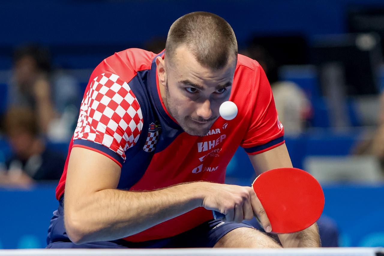 Zadar: Europsko ekipno prvenstvo u stolnom tenisu, Hrvatska - Njemačka