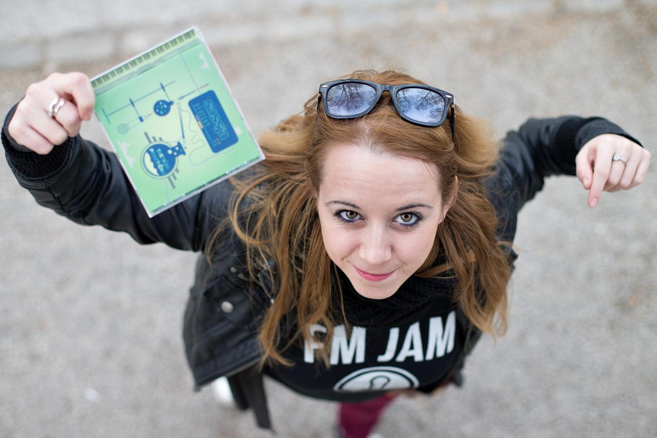 11.03.2015., Zagreb -  Sanela Halilovic - Sassja, mlada glazbenica iz Tuzle koja je snimila desetak singlova eksperimentirajuci s reggaeom, dancehallom, dubstepom. Photo: Davor Puklavec/PIXSELL