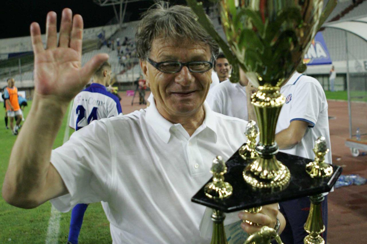 ARHIVA  - Split: Hajduk pod vodstvom Miroslava Blaževića osvojio Superkup 2005. godine