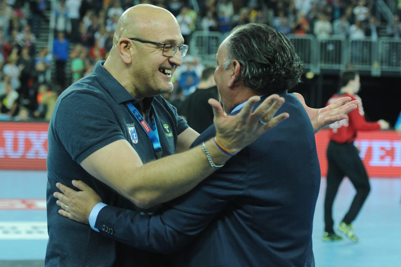 28.09.2014., Arena Zagreb, Zagreb - EHF Liga prvaka, skupina A, 1. kolo, RK PPD Zagreb - THW Kiel. Pomocni trener Zlatko Saracevic.  Photo: Marko Lukunic/PIXSELL