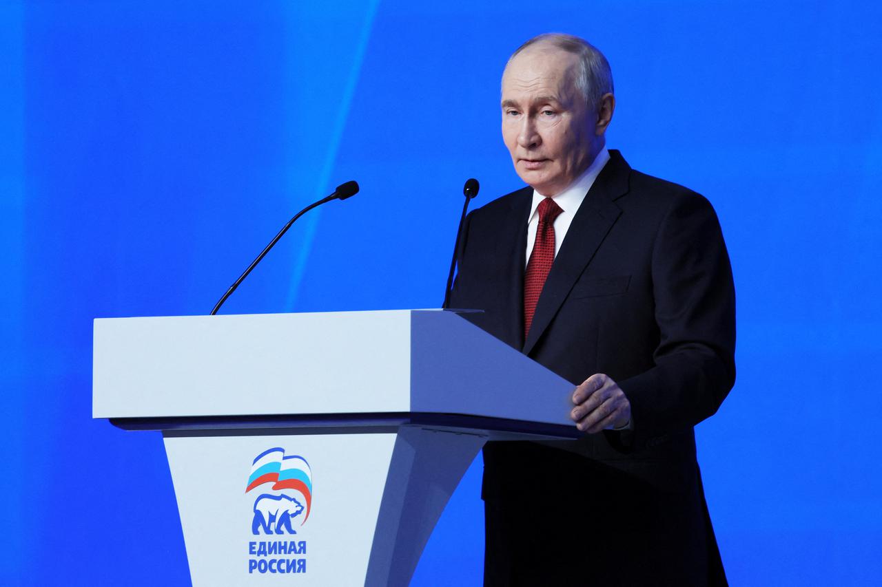 Russian President Putin attends a congress of the United Russia party in Moscow