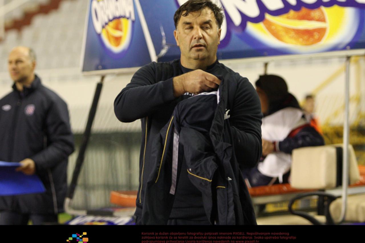 '02.12.2012., stadion Poljud, Split - MAXtv 1. HNL, 18. kolo, HNK Hajduk - HNK Rijeka. Trener Hajduka Miso Krsticevic.  Photo: Ivana Ivanovic/PIXSELL'