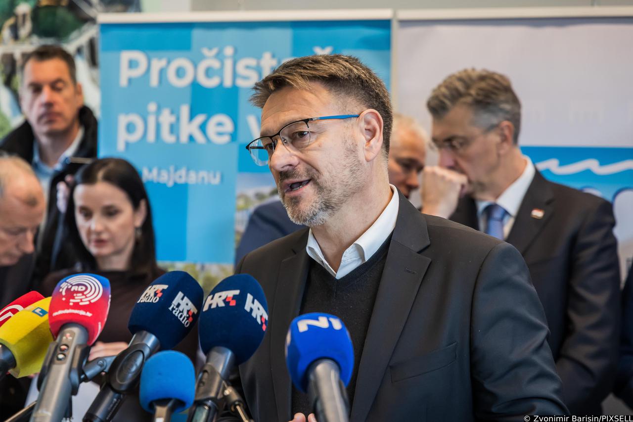 Solin: Izjave za medije povodom otvorenja radova na pročistaču vode