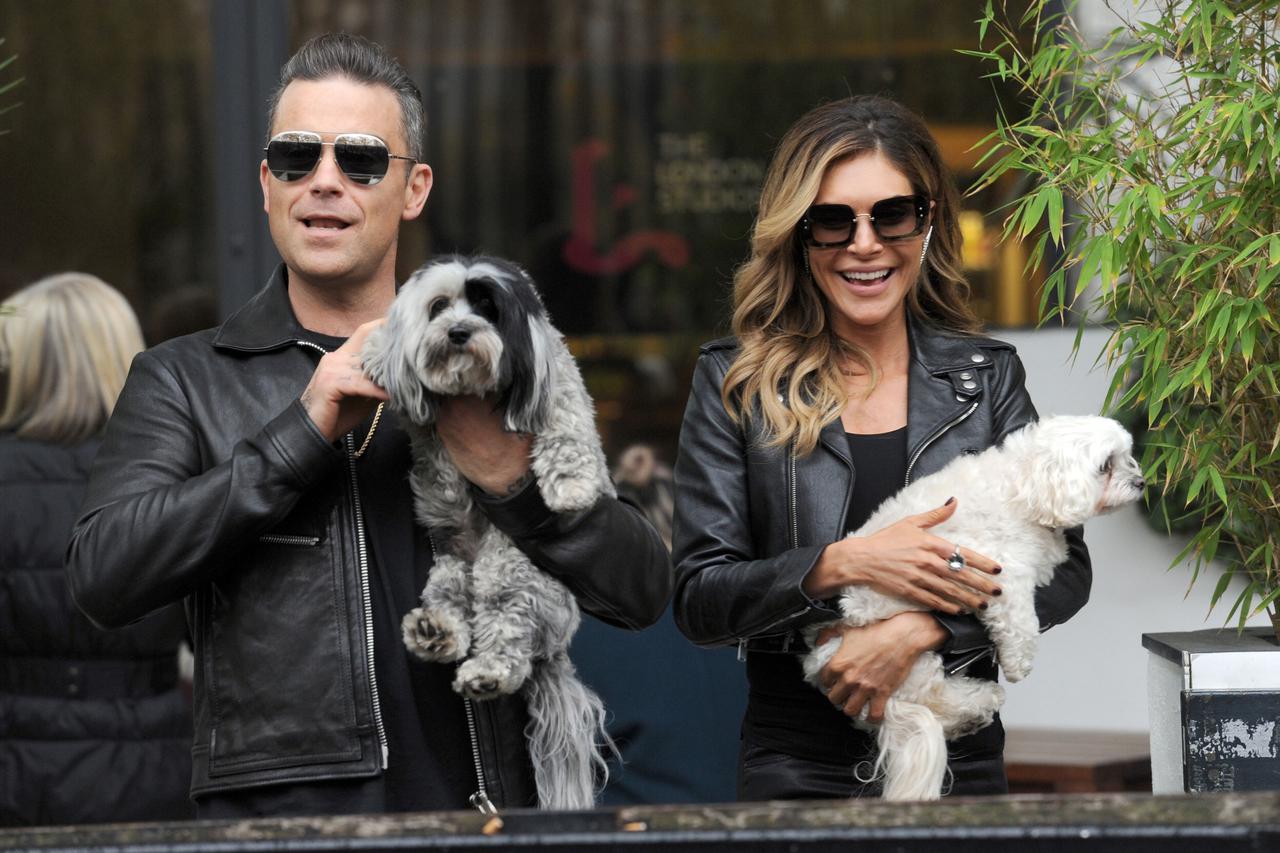 Robbie Williams i Ayda Field