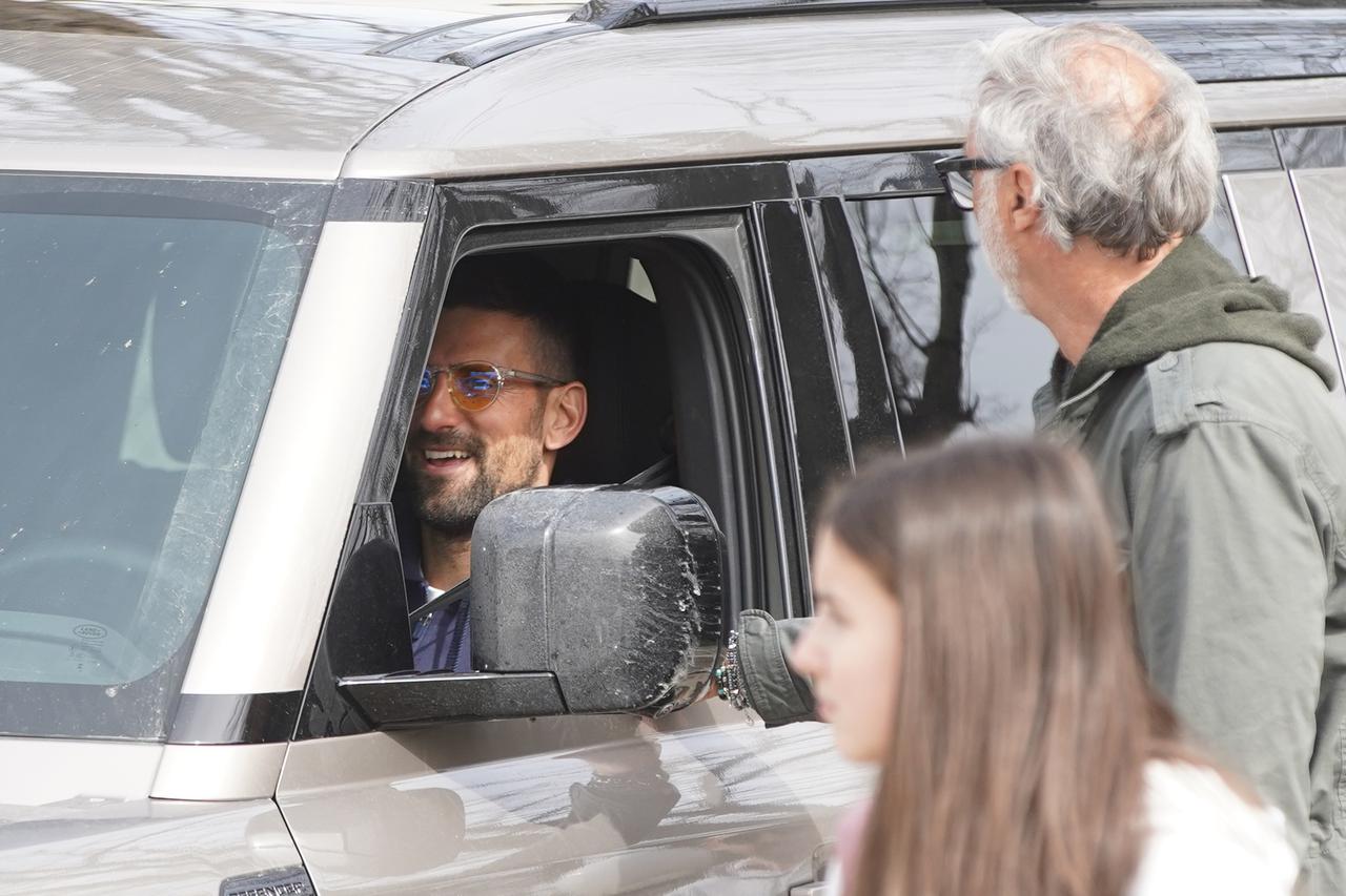 Beograd: Novak Đoković odradio trening na Košutnjaku