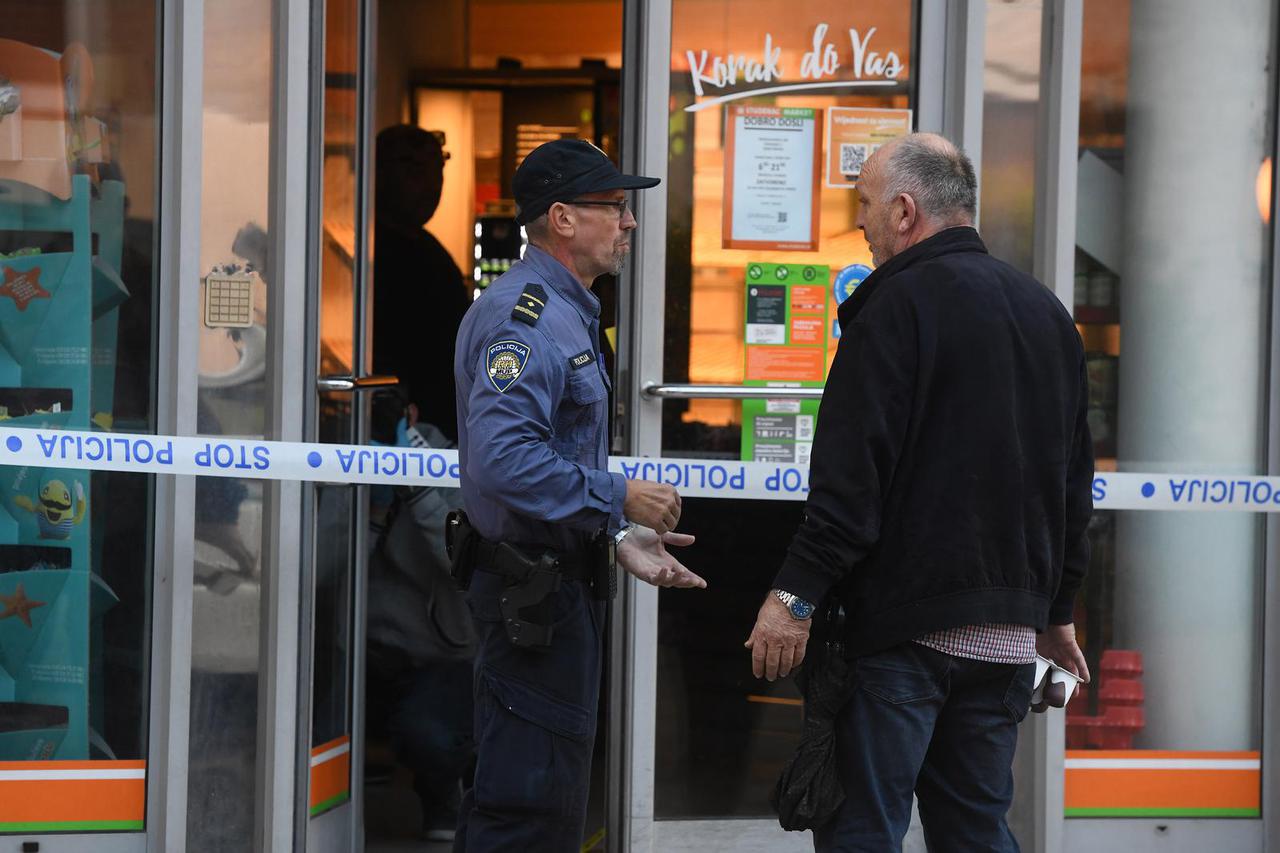 Šibenik: Policijski o?evid nakon plja?ke Studenca u centru grada 