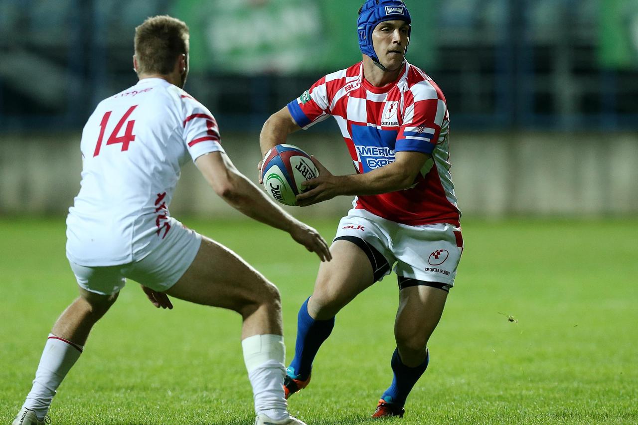 16.04.2016., Zagreb - Posljednja utakmica Europskog kupa nacija u ragbiju: Hrvatska - Svicarska.  Photo: Dalibor Urukalovic/PIXSELL