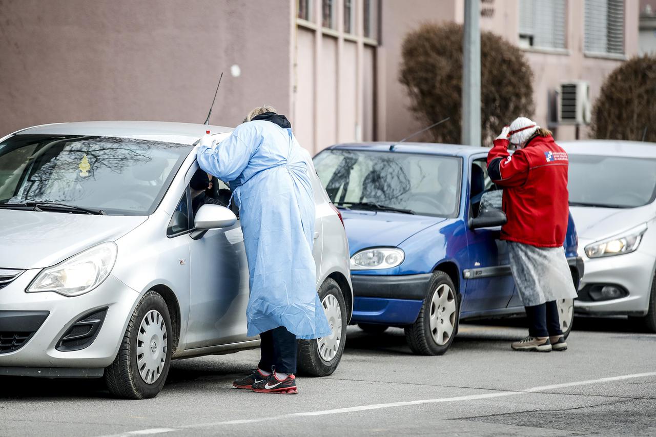 Zagreb: Testiranje na Covid -19 na Mirogojskoj cesti